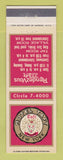 Matchbook Cover - Hotel Taft New York City