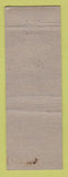 Matchbook Cover - Burlingame Hotel Bartlesville OK
