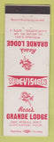 Matchbook Cover - Rose's Grande Lodge Lancaster CA