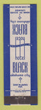 Matchbook Cover - Hotel Black Oklahoma City OK