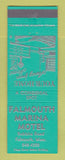 Matchbook Cover - Falmouth Marina Motel MA