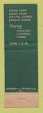Matchbook Cover - Sailee's Burbank CA Restaurant WEAR