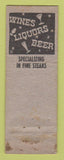 Matchbook Cover - Pikes Peak Cafe Denver Colorado girlie WEAR