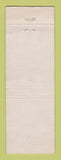 Matchbook Cover - California Zephyr Railroad WEAR