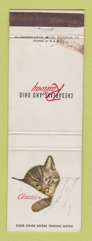 Matchbook Cover - Chesapeake and Ohio Railroad WORN