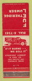 Matchbook Cover - Etheridge Lumber Fuel Chehalis WA