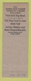 Matchbook Cover - Valley Feed and Supply Spring Valley NY