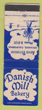 Matchbook Cover - Danish Mill Bakery Arvid Peterson Solvang CA