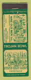 Matchbook Cover - Nine Old Men Trojan Bowl Los Angeles CA WEAR
