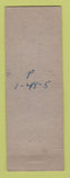 Matchbook Cover - Smette's Bar Upham ND pinup