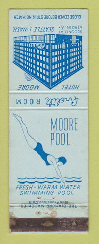 Matchbook Cover - Hotel Moore Seattle WA girlie WEAR