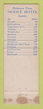 Matchbook Cover - Hotel Moore Seattle WA girlie WEAR