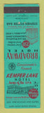 Matchbook Cover - Kemper Lane Hotel Cincinnati OH Broadway Hotel
