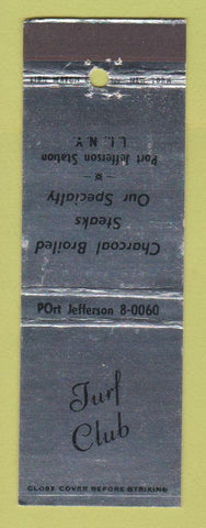 Matchbook Cover - Turf Club Port Jefferson Station LI NY