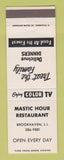 Matchbook Cover - Mastic Hour Restaurant Brookhaven LI NY