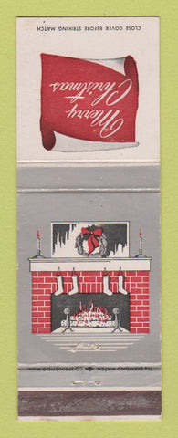 Matchbook Cover - Merry Christmas Hehr Manufacturing Los Angeles CA WEAR