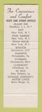 Matchbook Cover - Hotel Dyckman Minneapolis MN