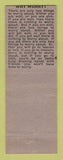 Matchbook Cover - Tony's Club Oakland CA WEAR