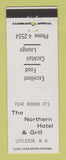 Matchbook Cover - Northern Hotel Grill Littleton NH DD Bean