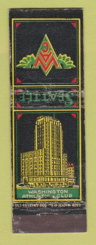 Matchbook Cover - Washington Athletic Club Seattle WA WORN