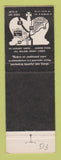 Matchbook Cover - King George Motel Lake George NY