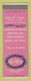 Matchbook Cover - Louis Sherry Restaurant Detroit MI Fisher Building