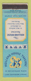 Matchbook Cover - Holland House Taverne New York City