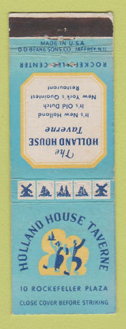 Matchbook Cover - Holland House Taverne New York City