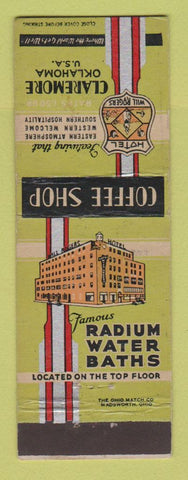 Matchbook Cover - Hotel Will Rogers Claremore OK