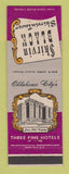 Matchbook Cover - Skirvin Black Hotel Oklahoma City OK