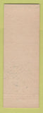 Matchbook Cover - Aberdeen Diner MD hillbilly