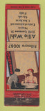 Matchbook Cover - Allie Wahl Rochester NY Restaurant WEAR