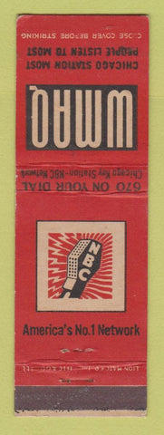 Matchbook Cover - WMAQ Radio Chicago IL
