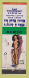 Matchbook Cover - Mike & Jerry's Cross Road Inn Uhrichsville OH pinup