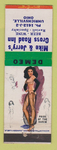 Matchbook Cover - Mike & Jerry's Cross Road Inn Uhrichsville OH pinup