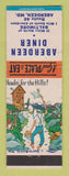 Matchbook Cover - Aberdeen Diner MD hillbilly