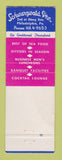 Matchbook Cover - Schwarzwald Inn Philadelphia PA CREASES