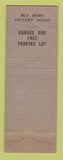 Matchbook Cover - Coleman Hotel Lewistown PA CREASE WWII