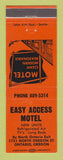 Matchbook Cover - Easy Access Motel Ontario OR ORANGE