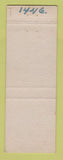 Matchbook Cover - Sun Valley Motel Restaurant Drums PA