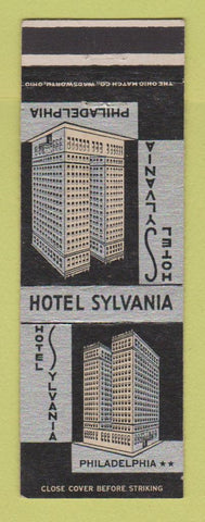 Matchbook Cover - Hotel Sylvania Philadelphia PA