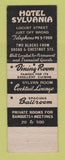 Matchbook Cover - Hotel Sylvania Philadelphia PA