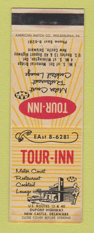Matchbook Cover - Tour Inn New Castle DE STAINED