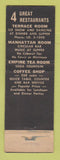 Matchbook Cover - Hotel New Yorker New York City WORN