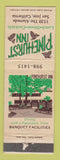 Matchbook Cover - Pinehurst Inn San Jose CA WORN STRIKER