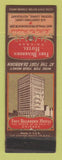 Matchbook Cover - Fort Dearborn Hotel Chicago IL WORN