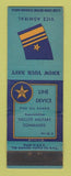 Matchbook Cover - Know Your Navy Vice Admiral WORN