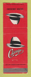 Matchbook Cover - Chicago Saloon Luncheon New York City