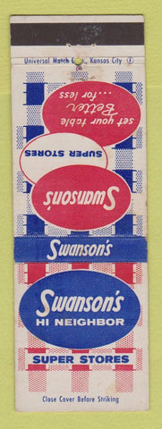Matchbook Cover - Swanson's Hi Neighbor Grocery