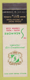 Matchbook Cover - Sagamore Hotel Miami Beach FL
